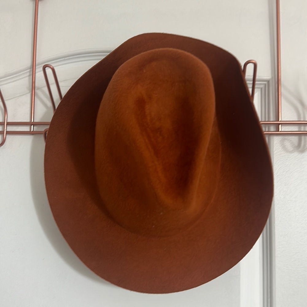 Rust Wool Hat - image 1